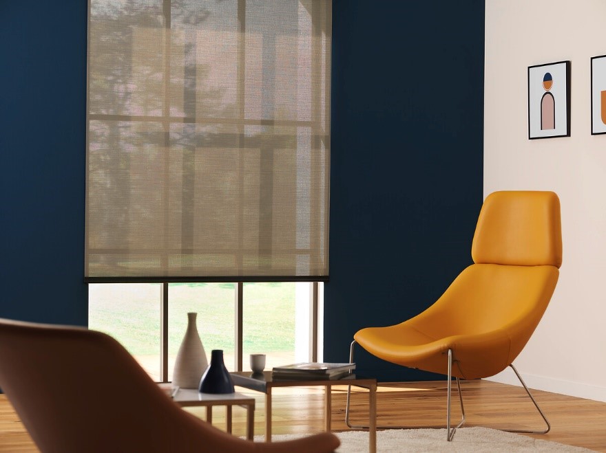 Soltis Touch woven fabric is ideal for internal blinds, offering acoustic properties as well