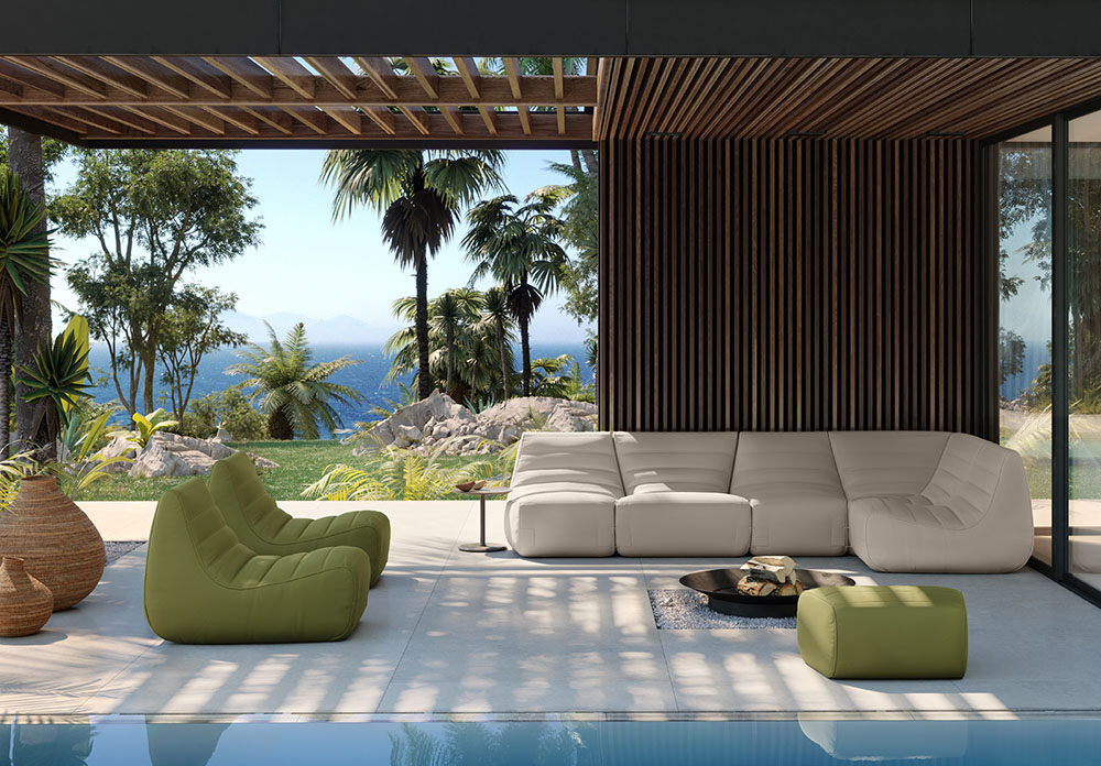 Technically advanced and highly resistant outdoor fabrics by Serge Ferrari